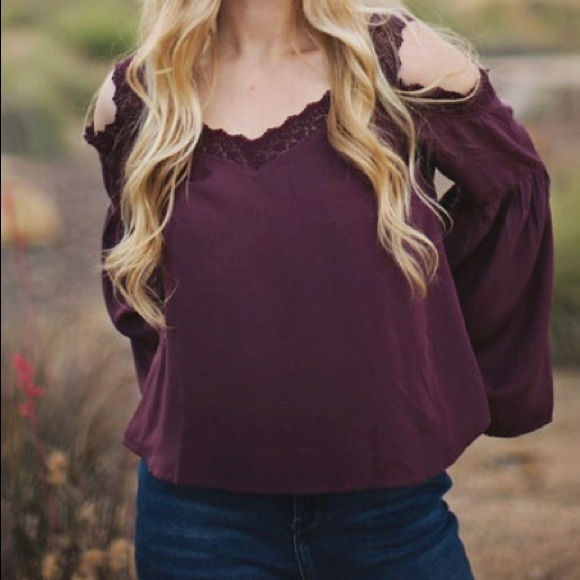 Kendall and Kylie Maroon Top - Picture 1 of 5
